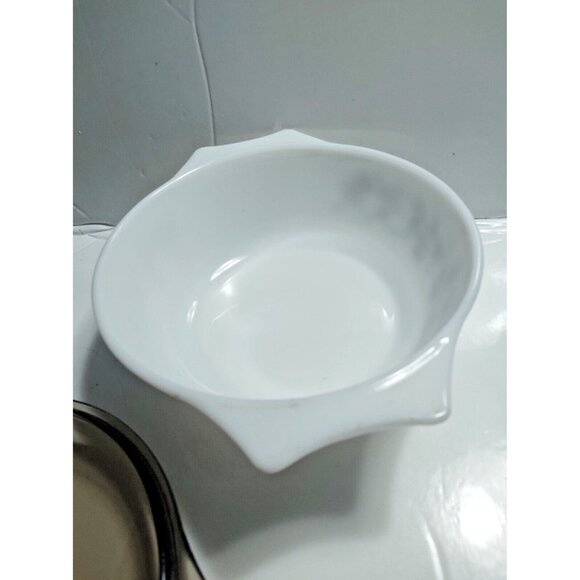 Vintage Pyrex England Brown Floral Vine Round  Casserole Dish with Lid - Picture 5 of 11